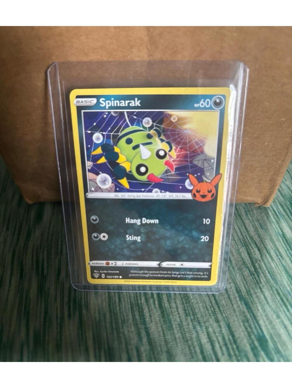 Pokemon TCG Spinarak Trick Or Trade Promo 102/189